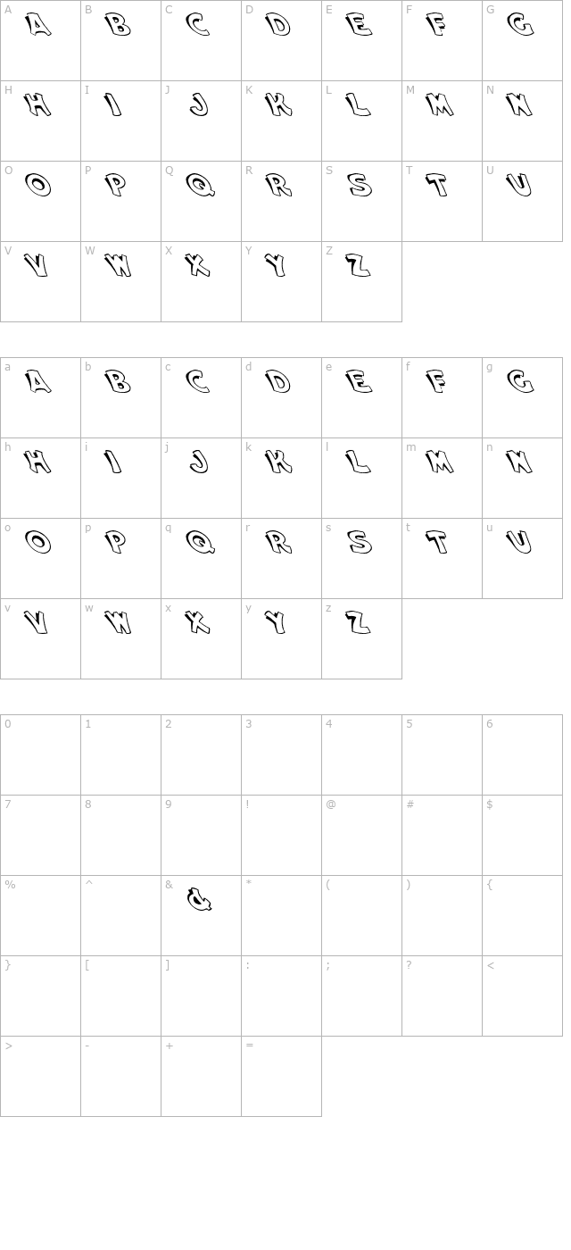 elwood-lefty character map