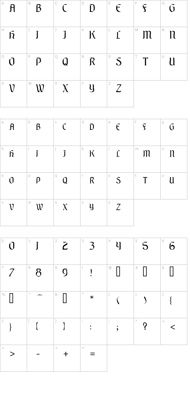 elysian character map