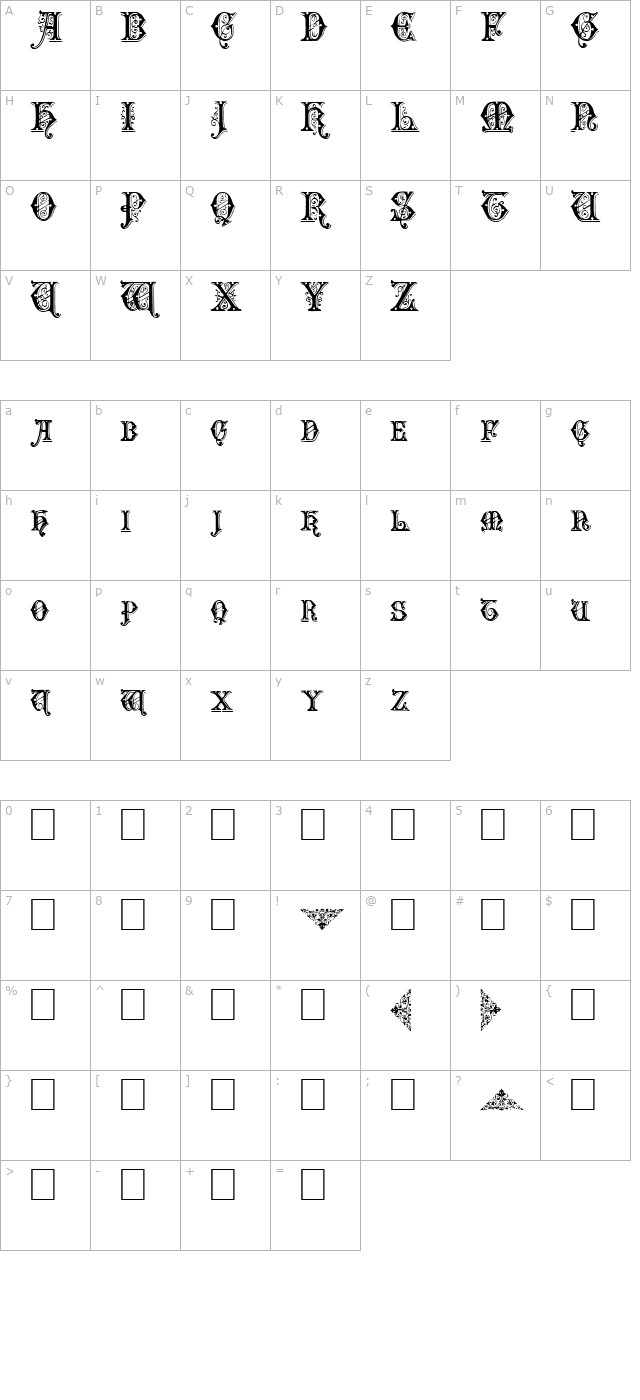 EmporiumCapitals character map