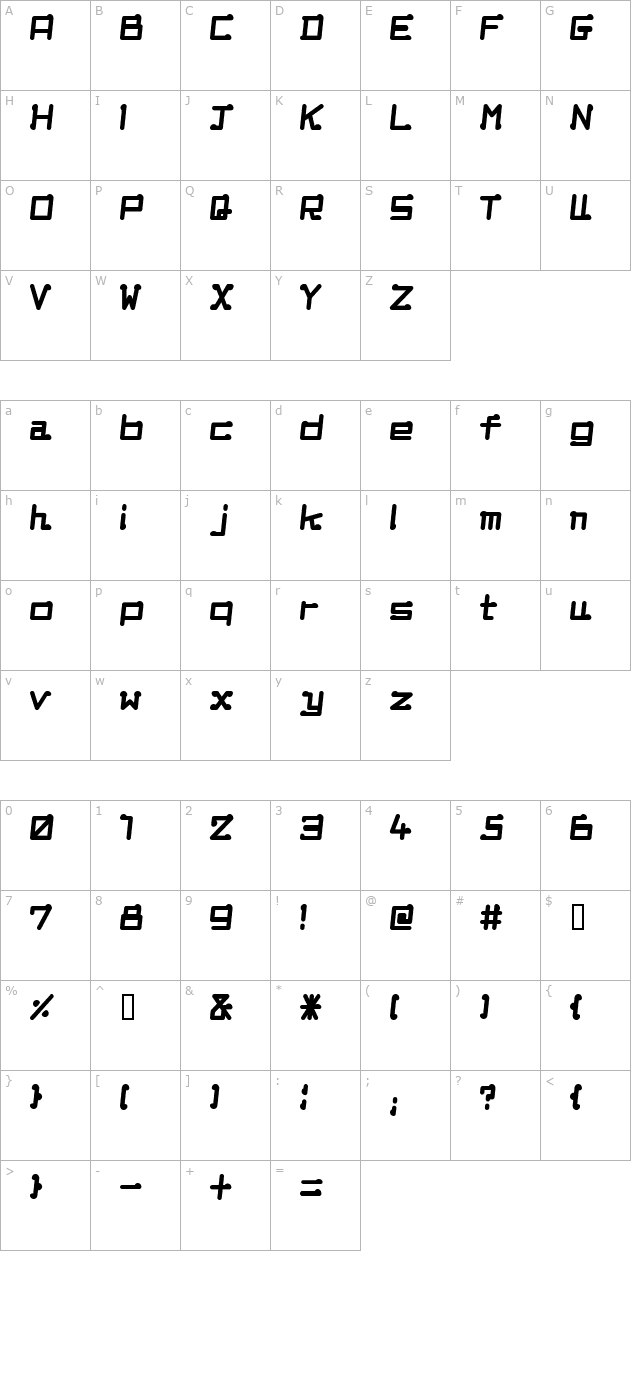 EOPcoupon E character map