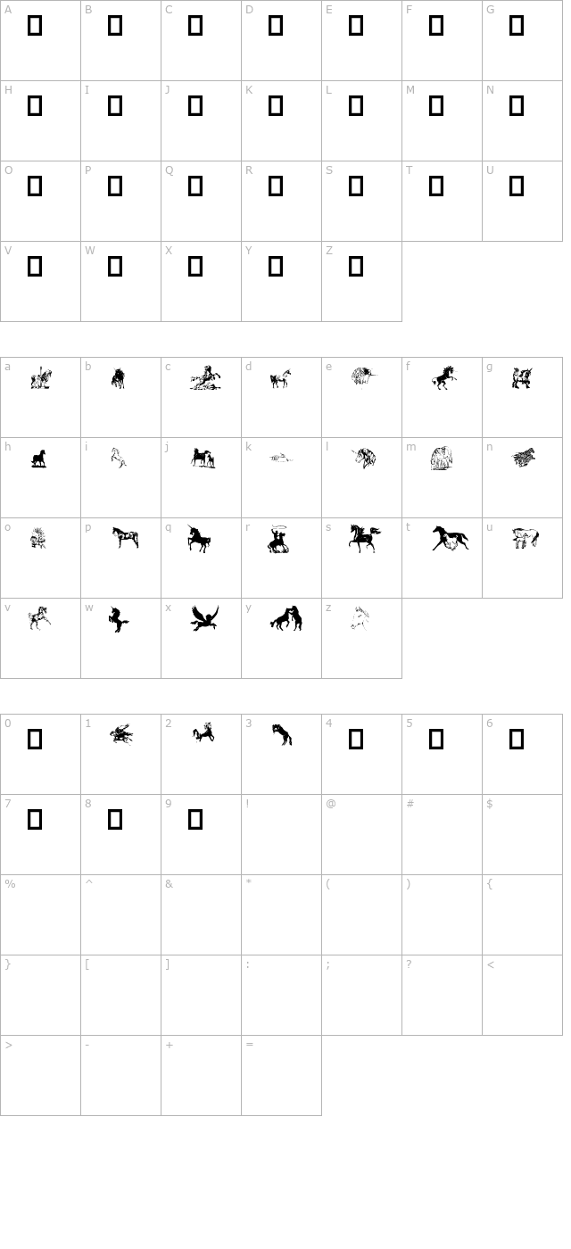 equestrian-by-darrian character map