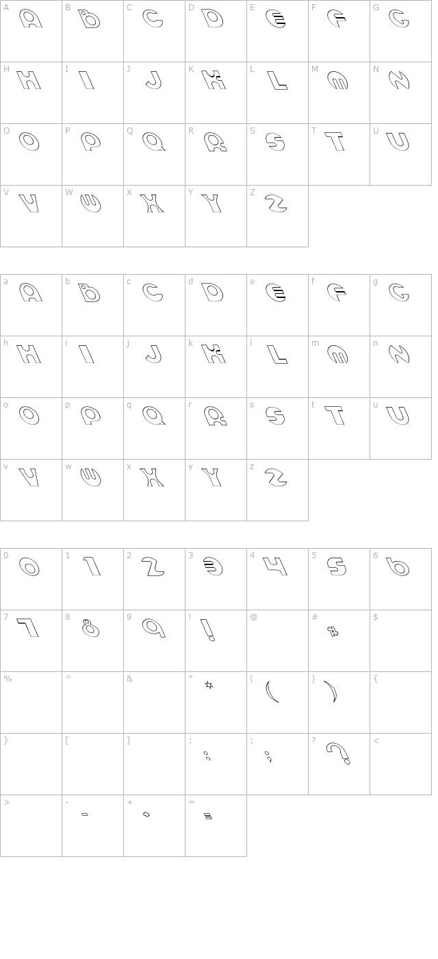 Espheres Hollow Lefty character map