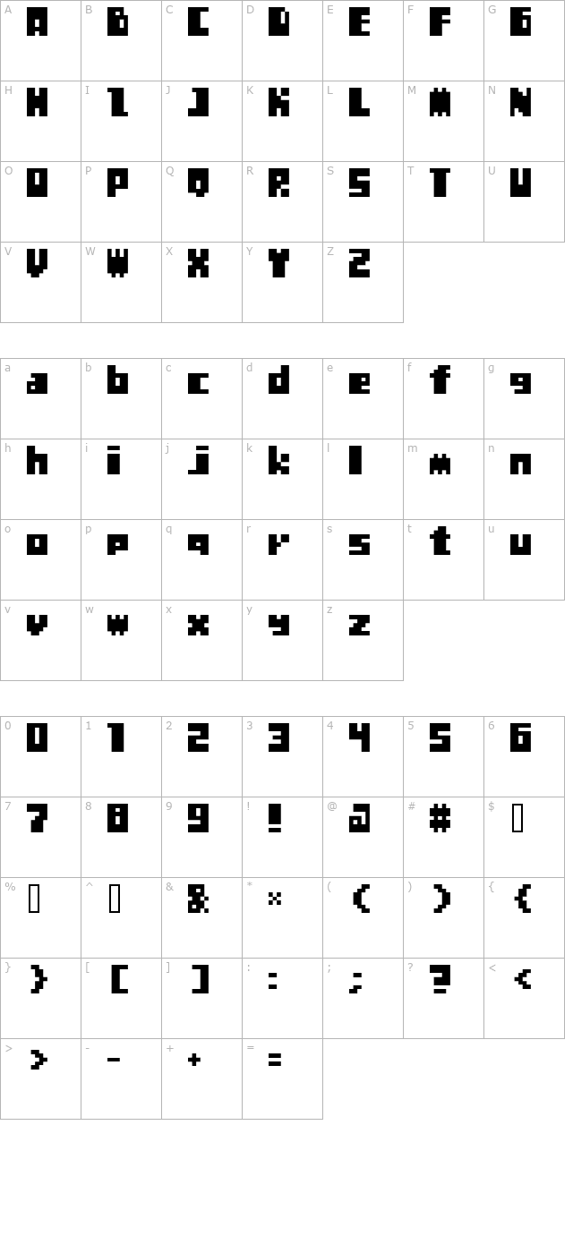 ETBoogieBlocks character map