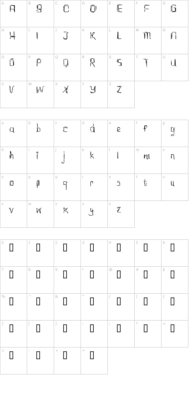 etchasketch-otf character map