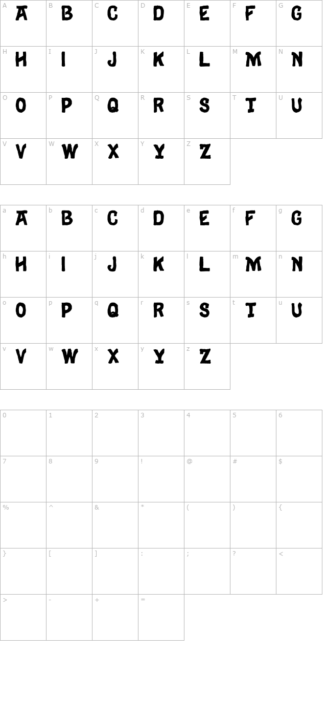 eulogy character map