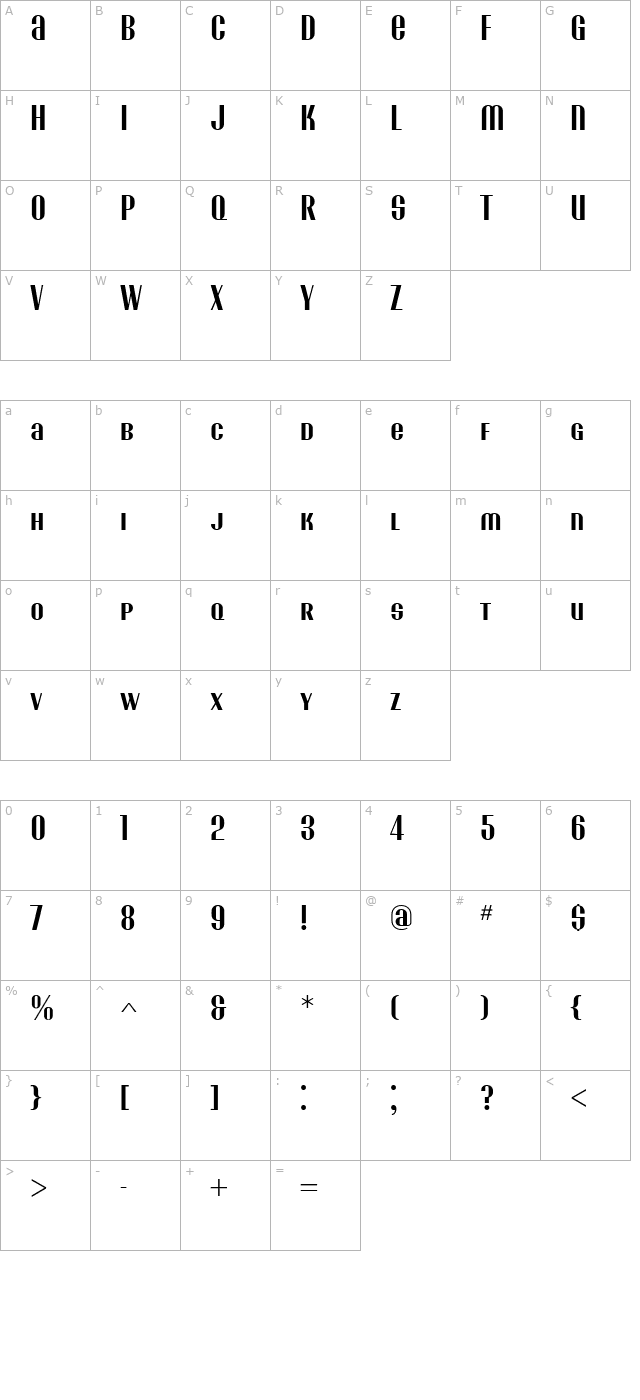 eunoiaunicase character map