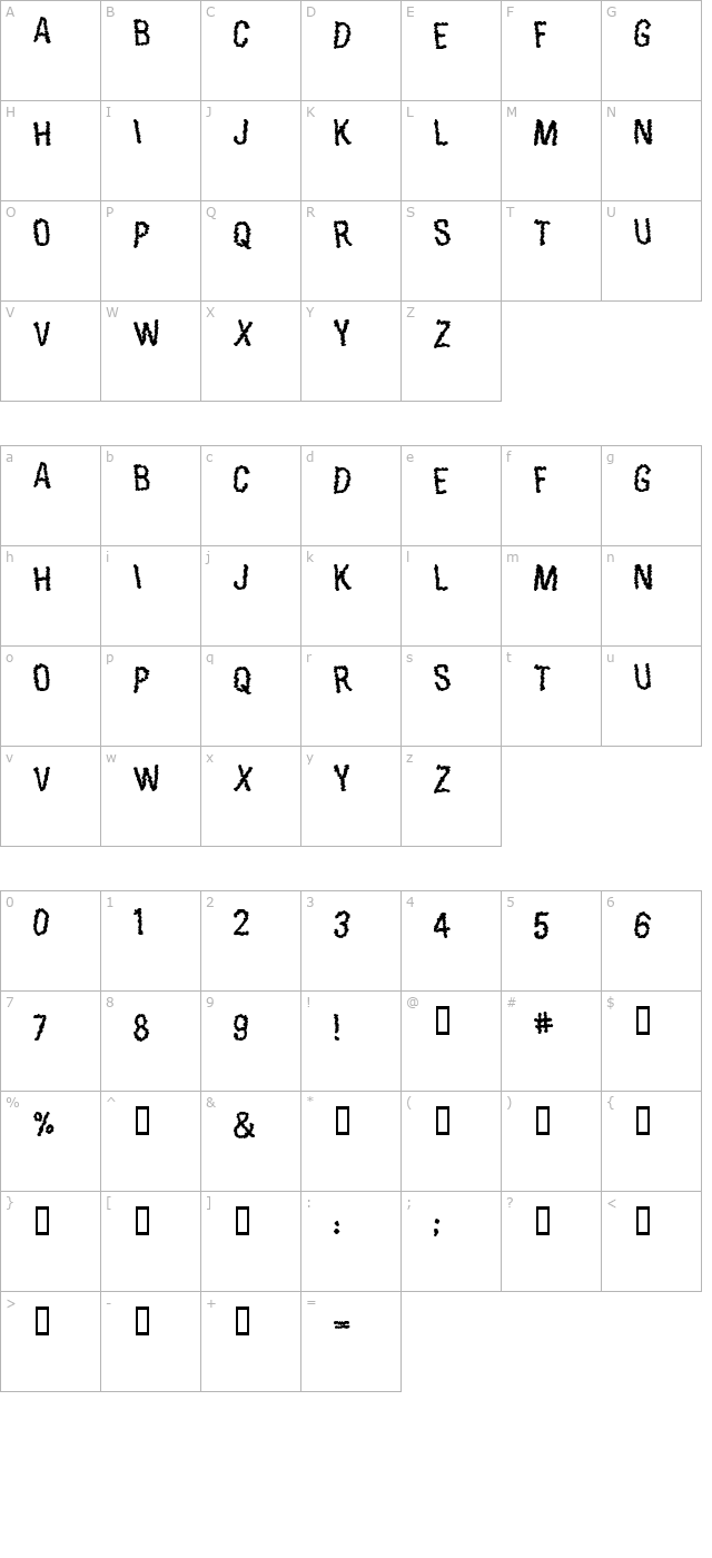 exoneration character map