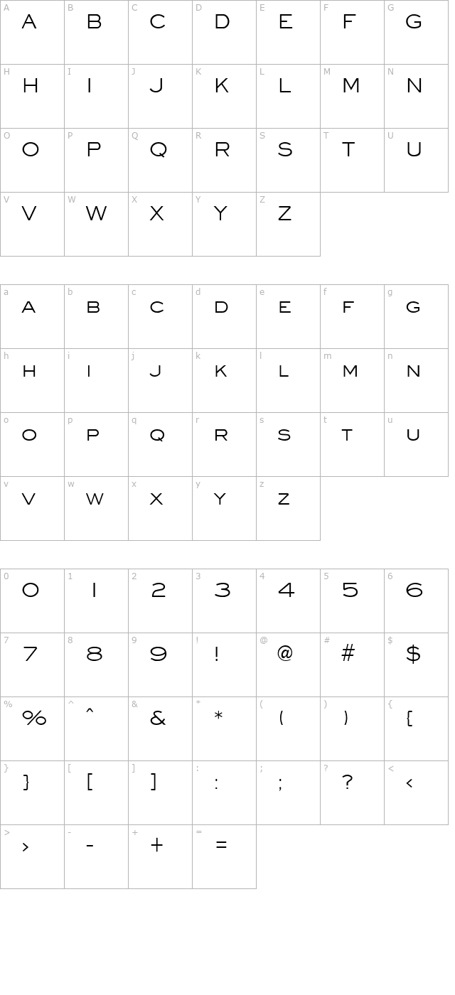 eye-glass-normal character map