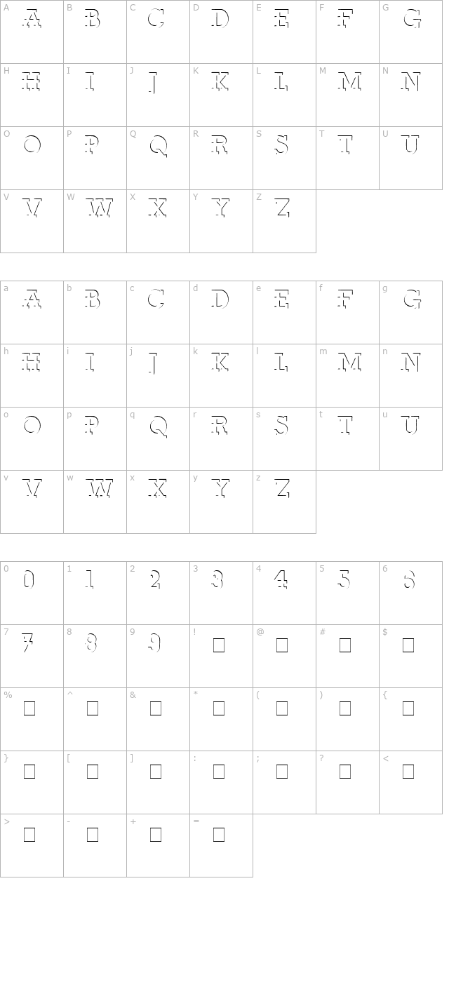 fab-deco-ssi character map