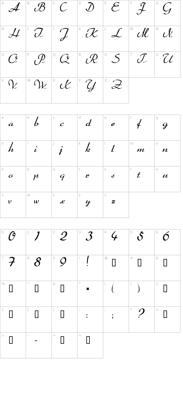 falironscriptssk character map