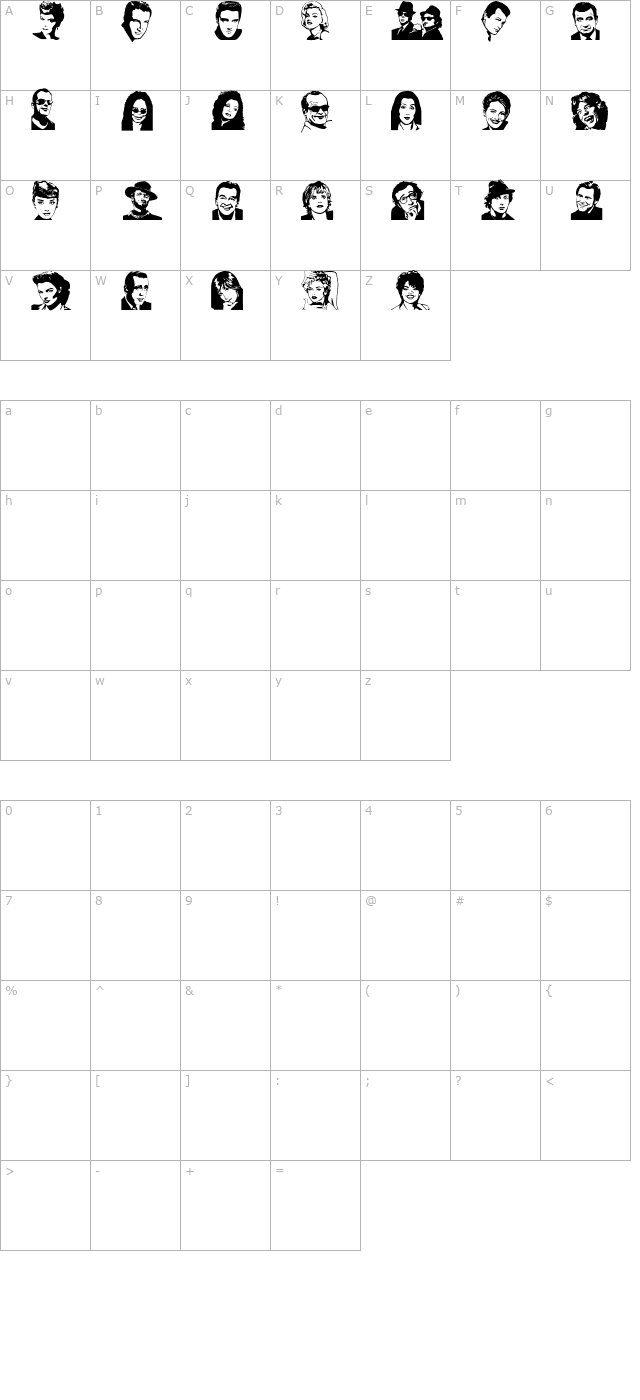 famous-folks character map