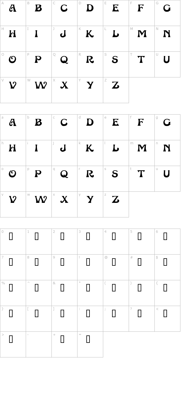 fantaisie1 character map