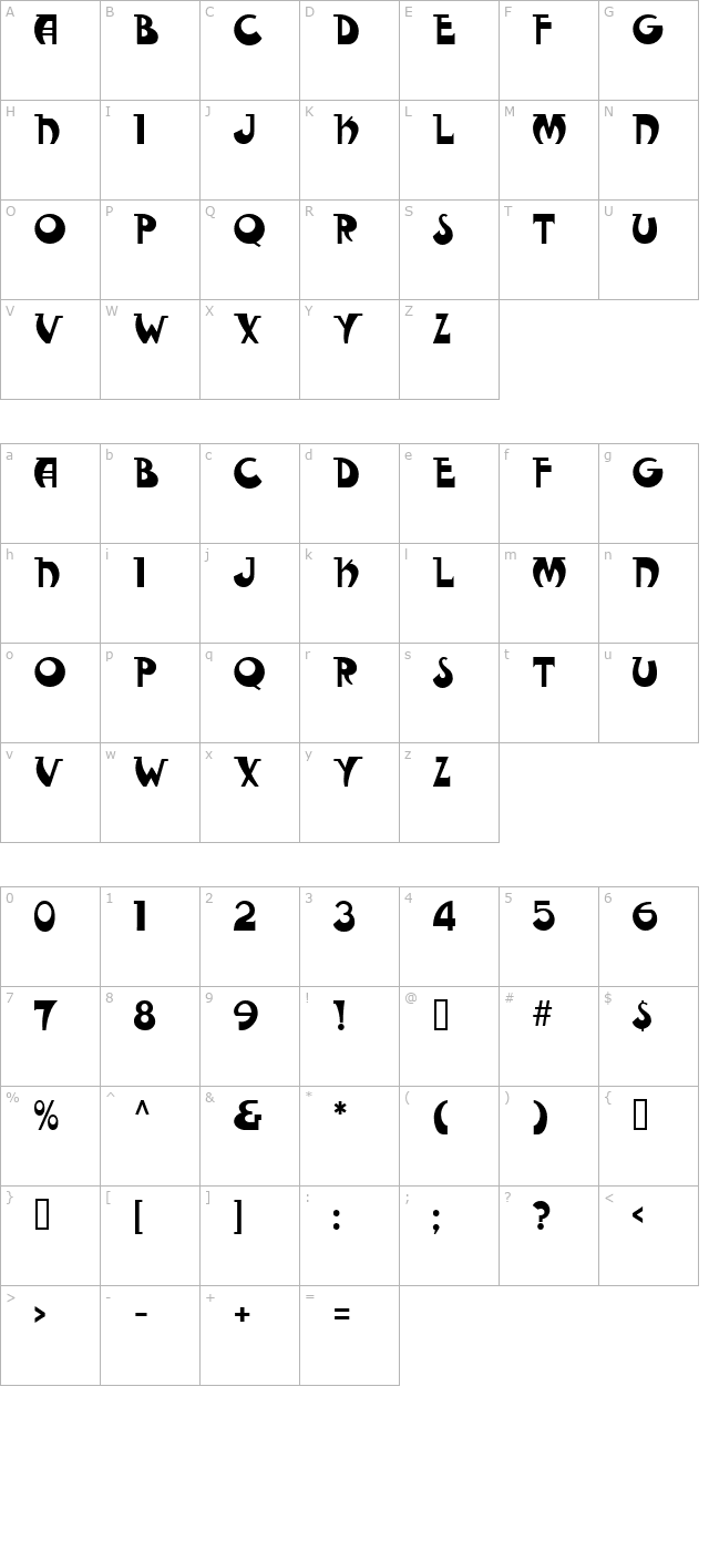 fantastic-mf-modern character map