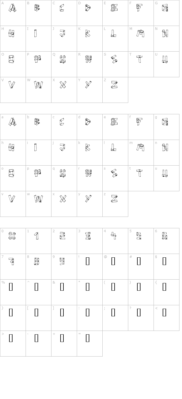 fe-planks character map