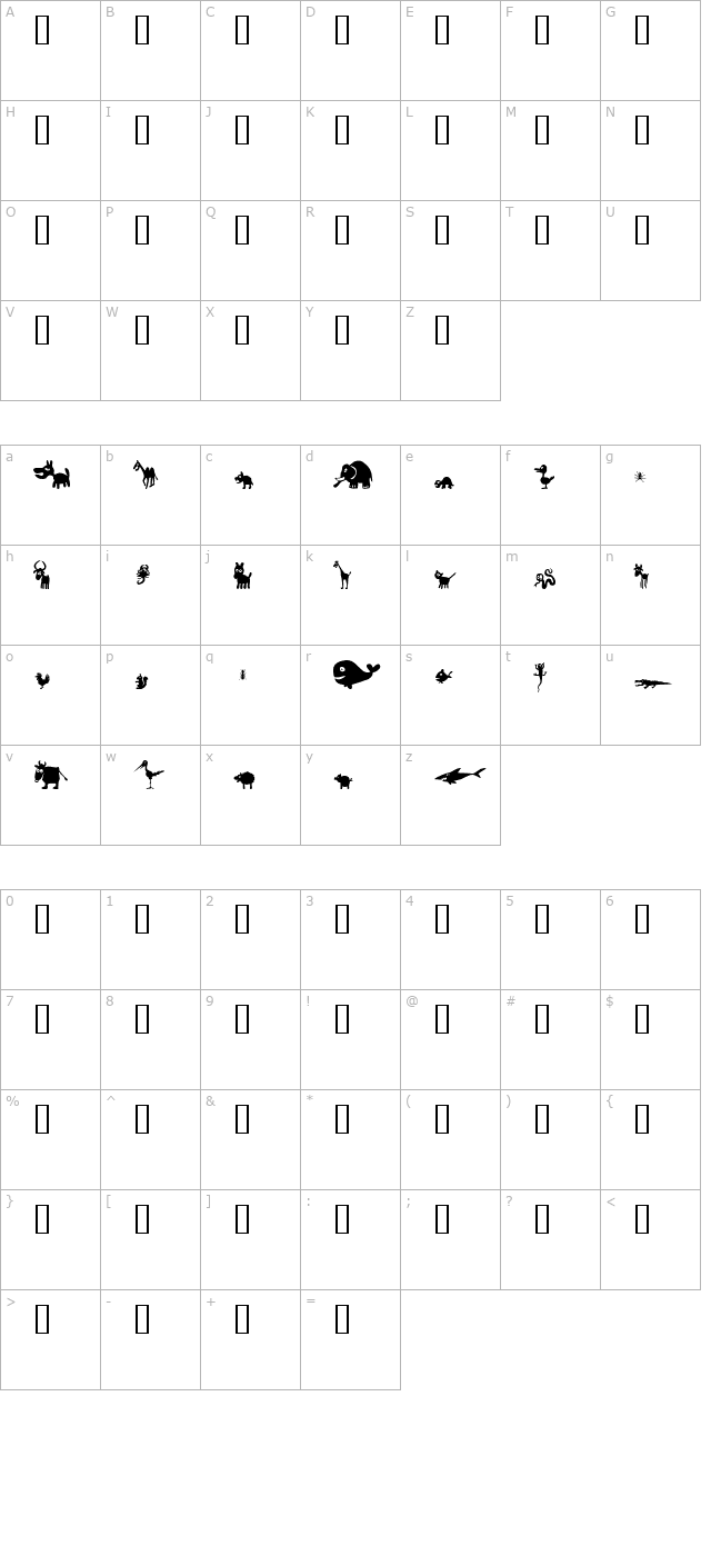 FE Win Pets 2 character map