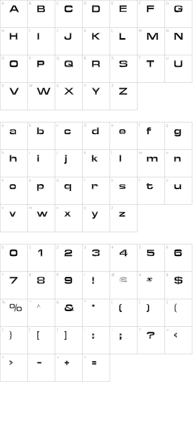 FederationStarfleetSquare character map