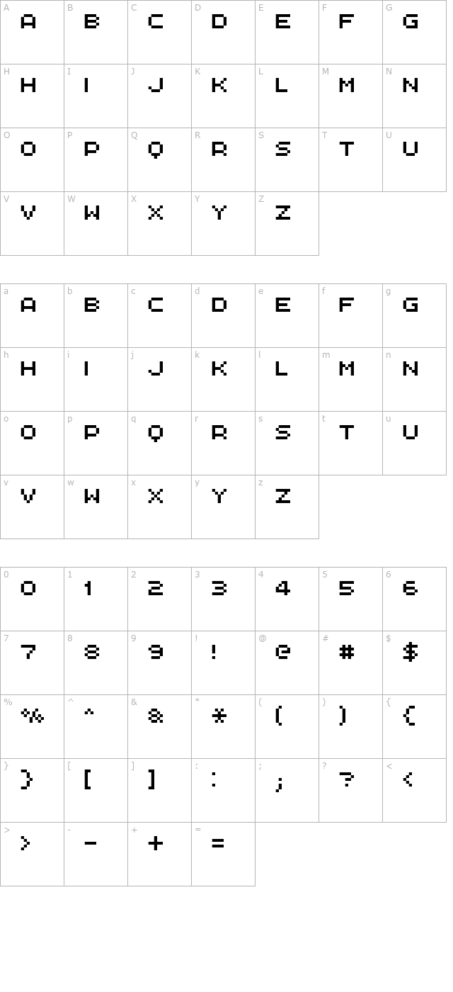 fff-interface01 character map