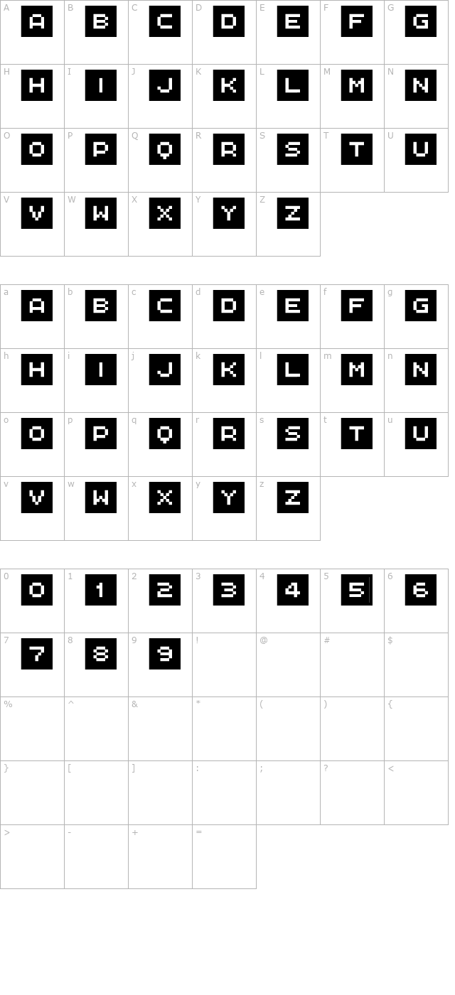 fff-interface04 character map