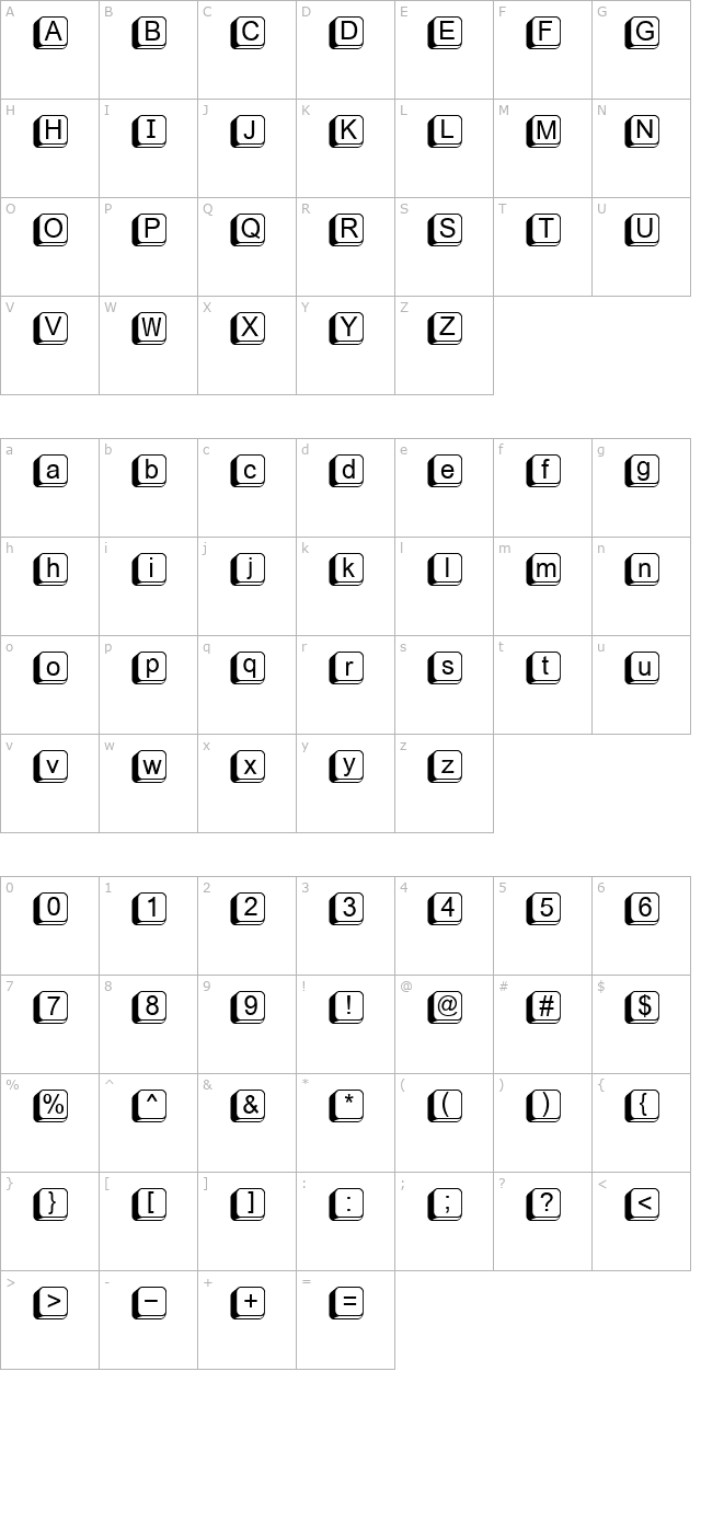 fikey1 character map