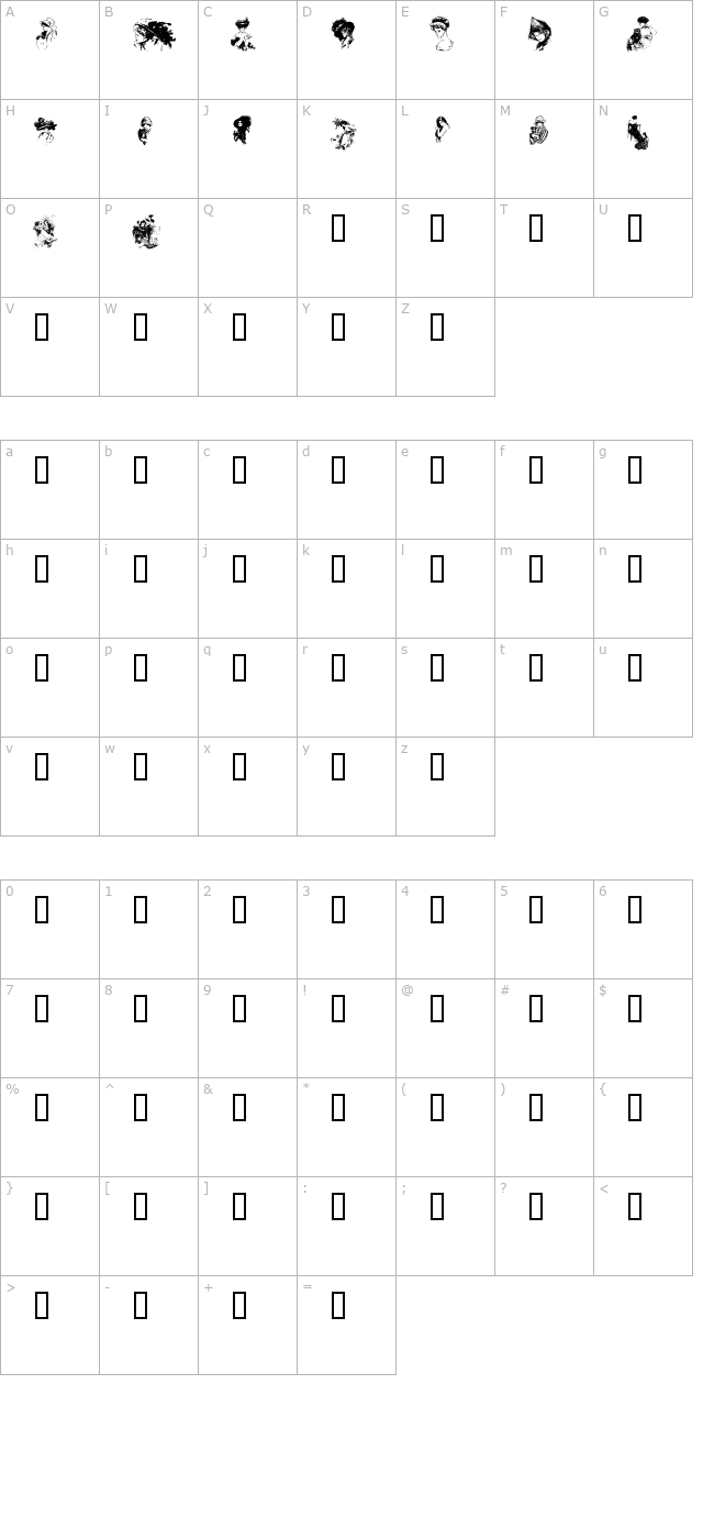 fishers-women character map