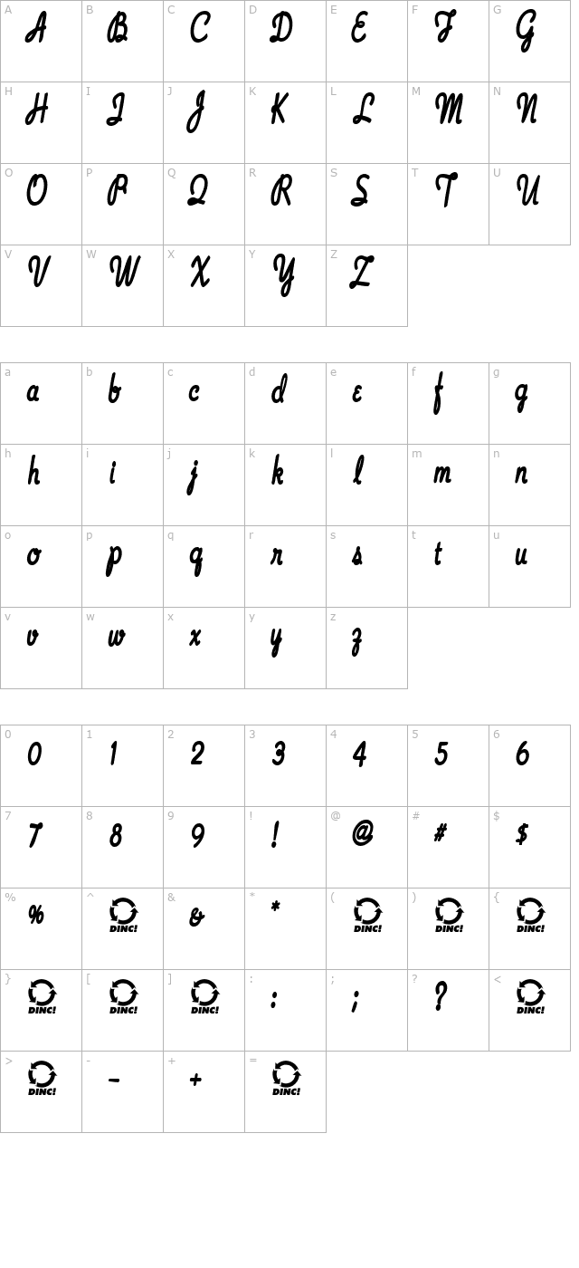 foolsgold character map