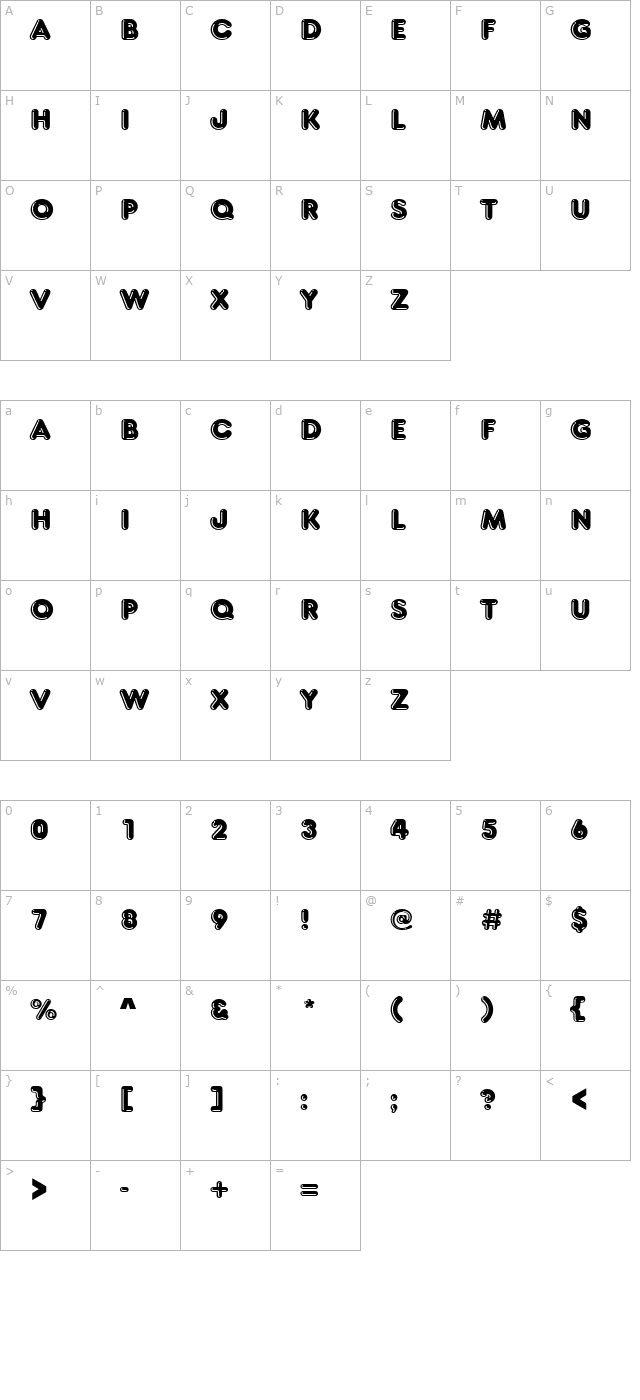 FrankfurterHigD character map