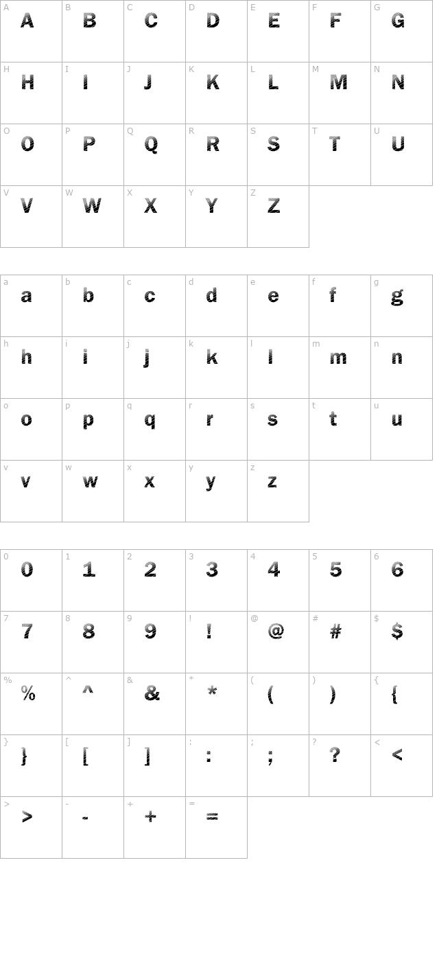 Franklin20 Becker character map