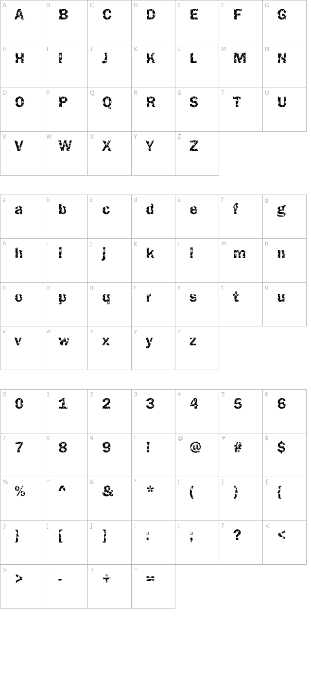 franklin32-becker character map