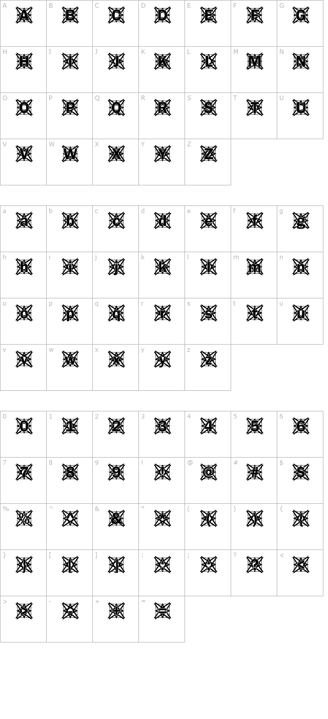 Franklin49 Becker character map