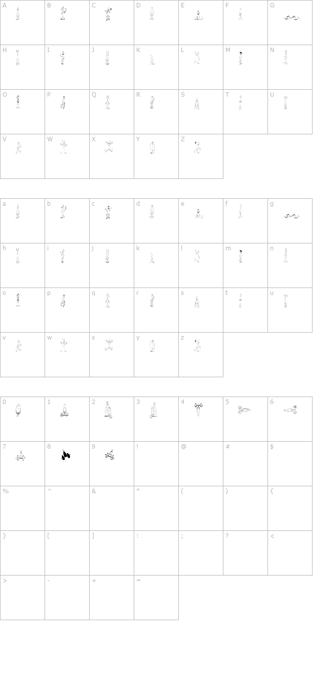 fred-skinny character map