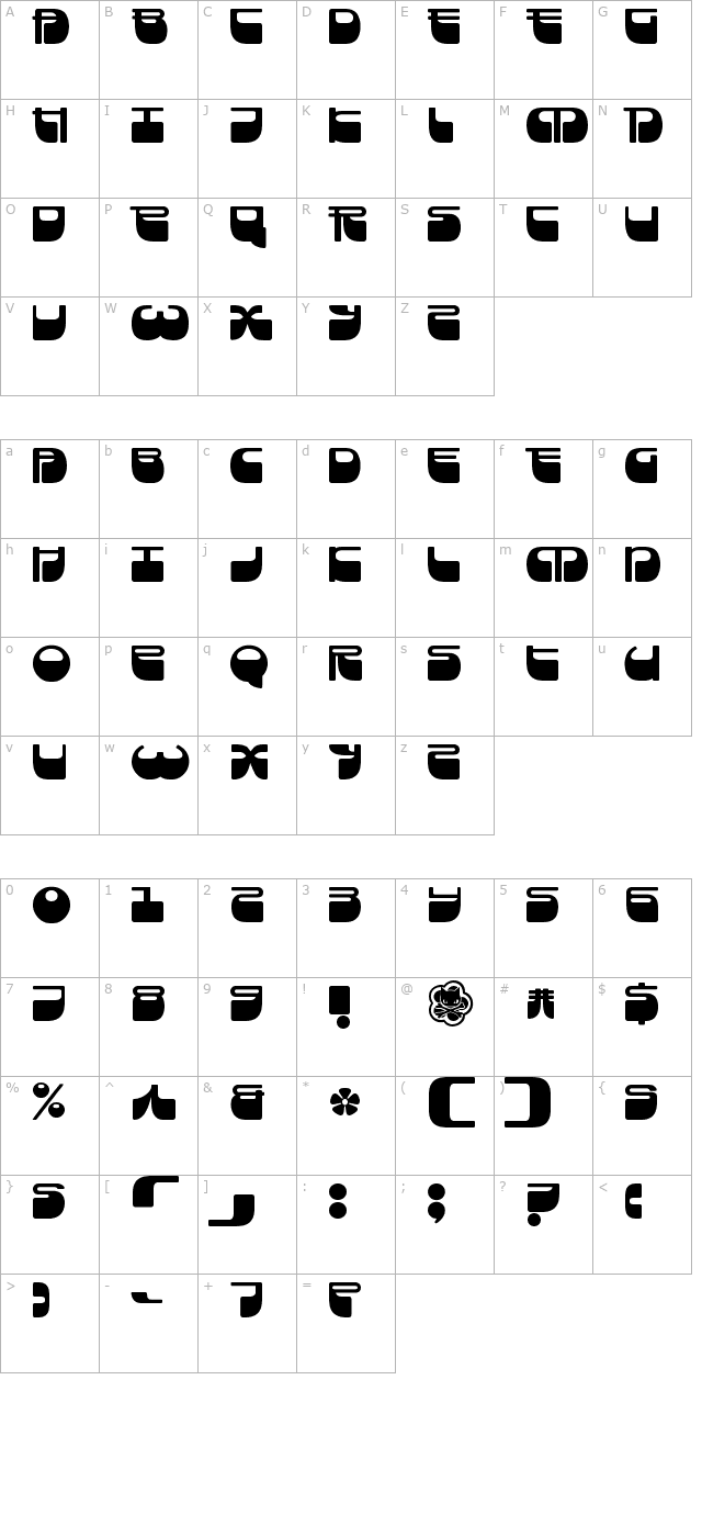 Frigate character map