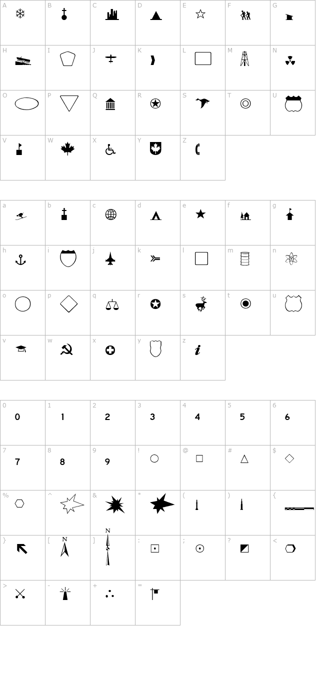 fts5 character map