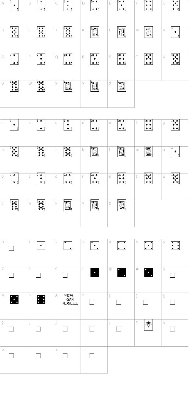 fts6 character map