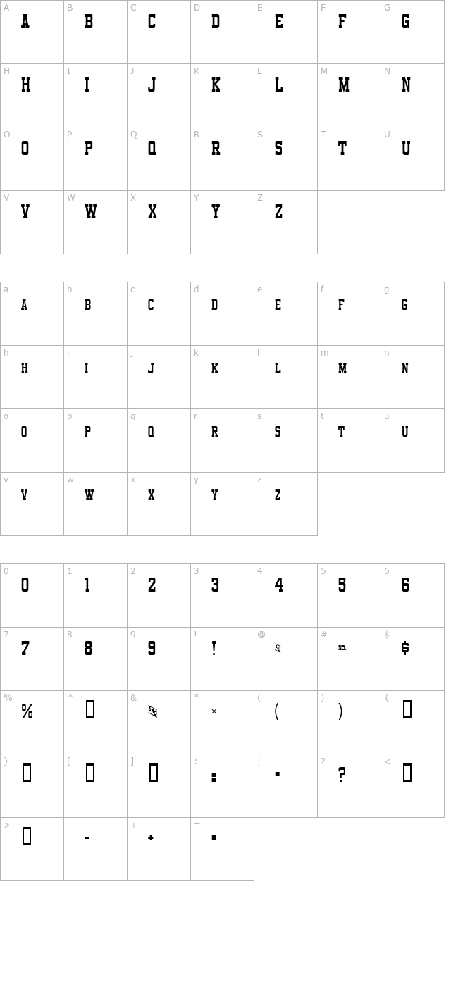 funland-park-small-caps-jl character map