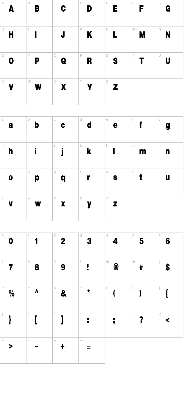 fz-basic-13-cond character map