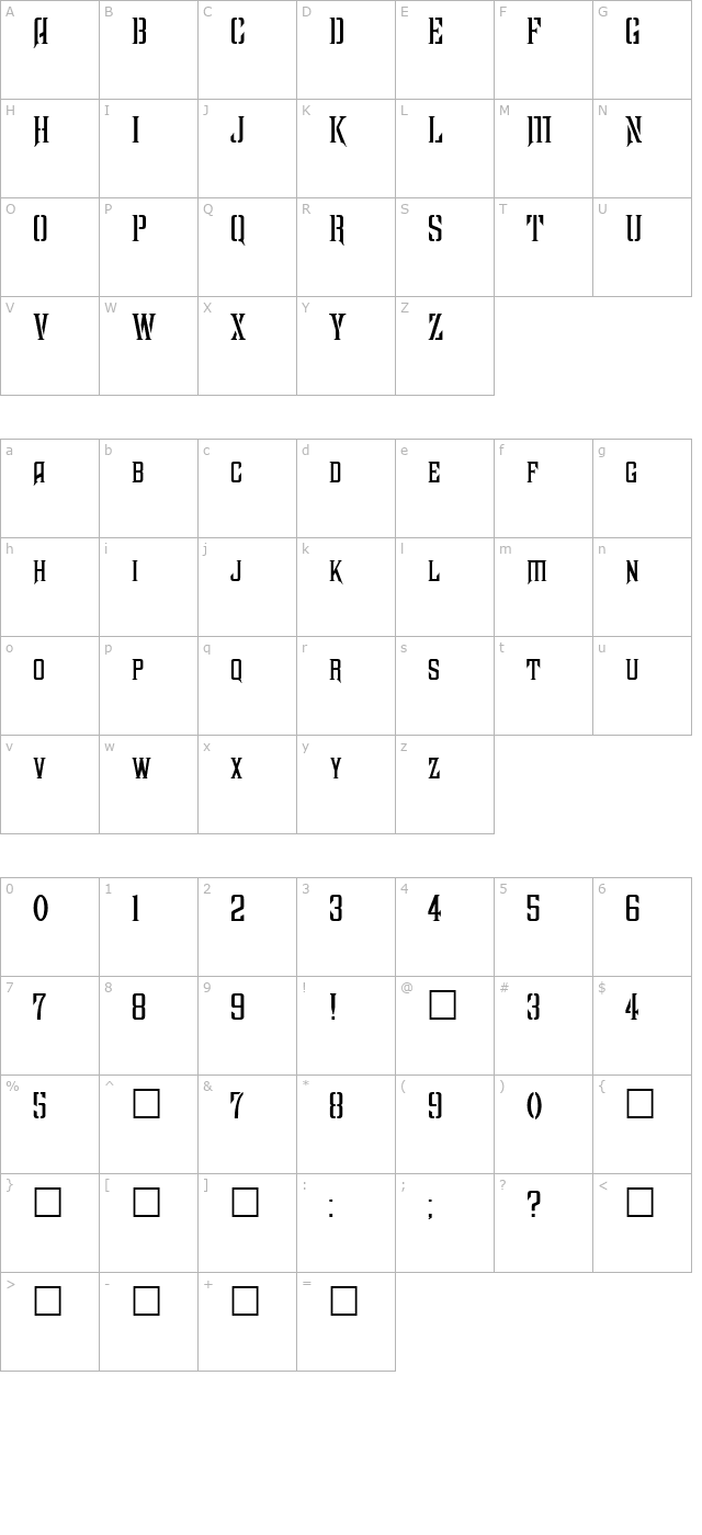 fz-basic-41 character map