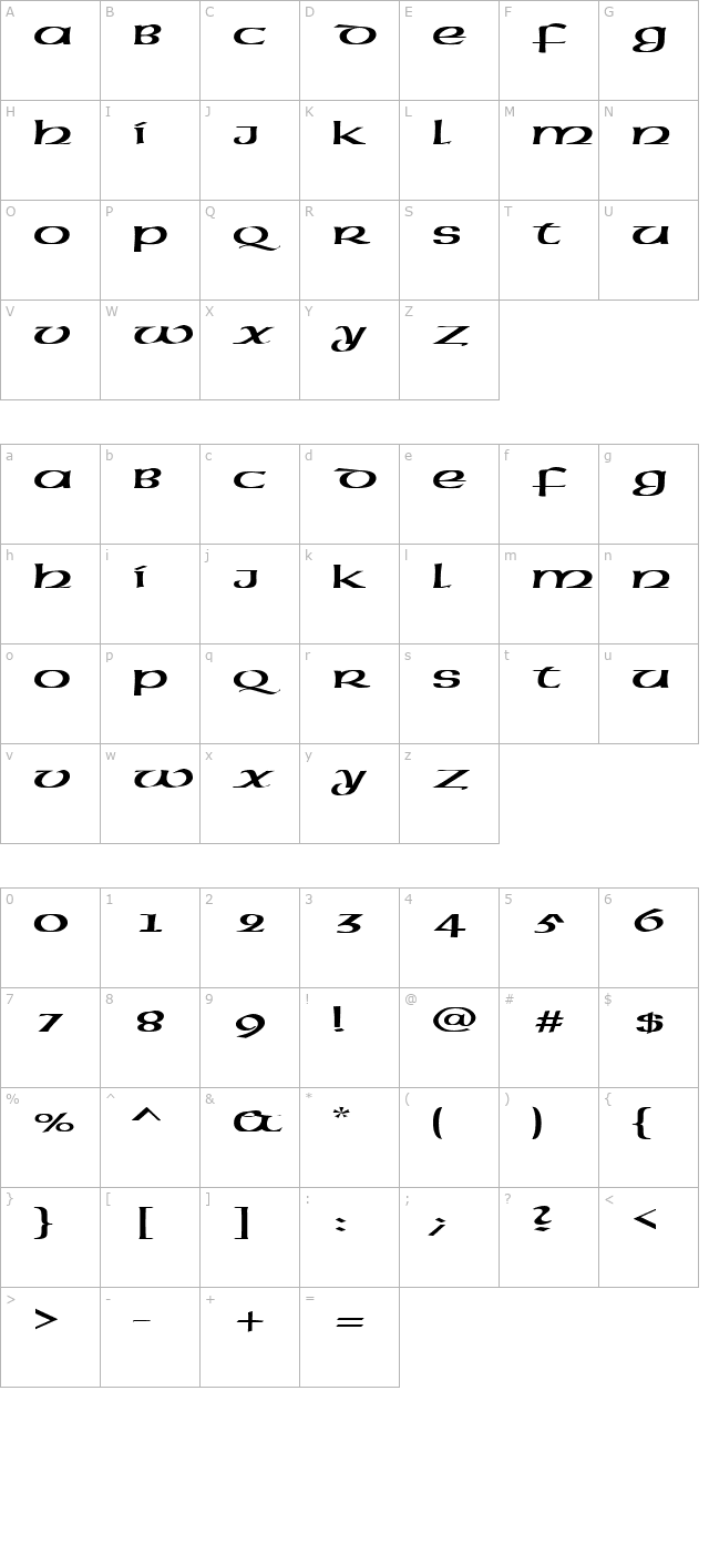 fz-basic-43-ex character map