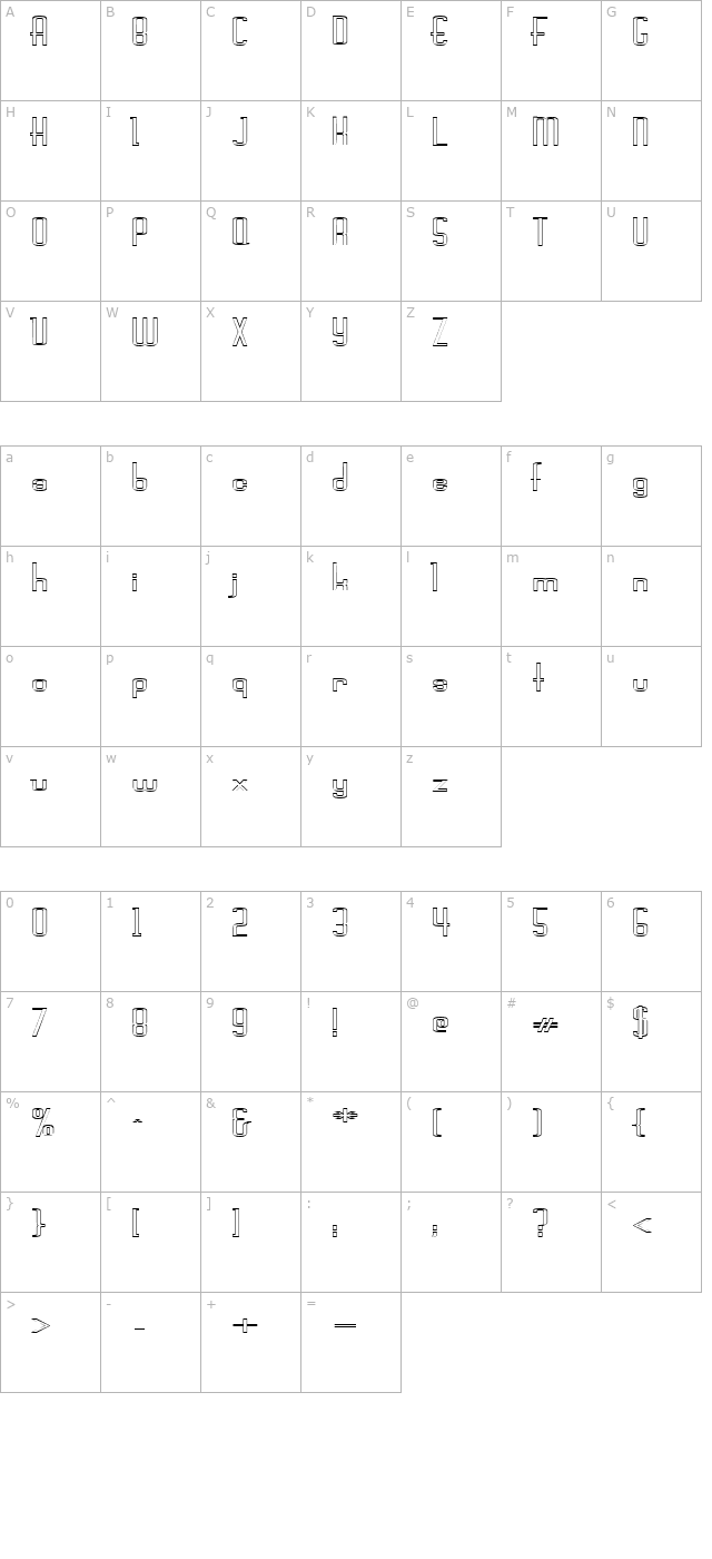 fz-basic-44-hollow-ex character map