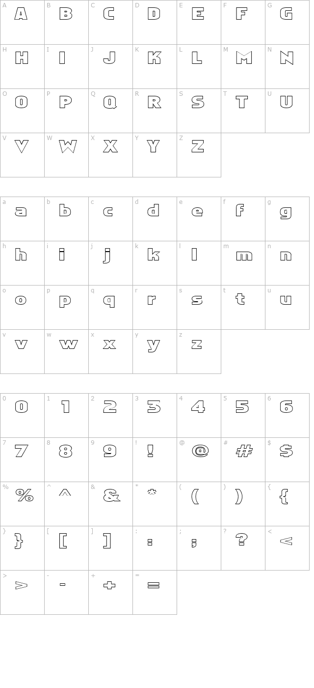 fz-basic-5-hollow-ex character map