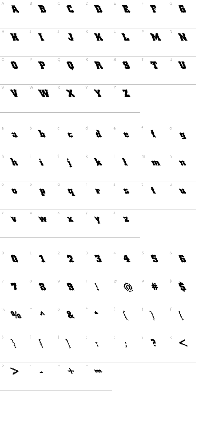 fz-basic-53-spiked-lefty character map