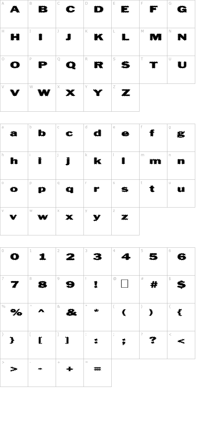 fz-basic-56-spiked-ex character map