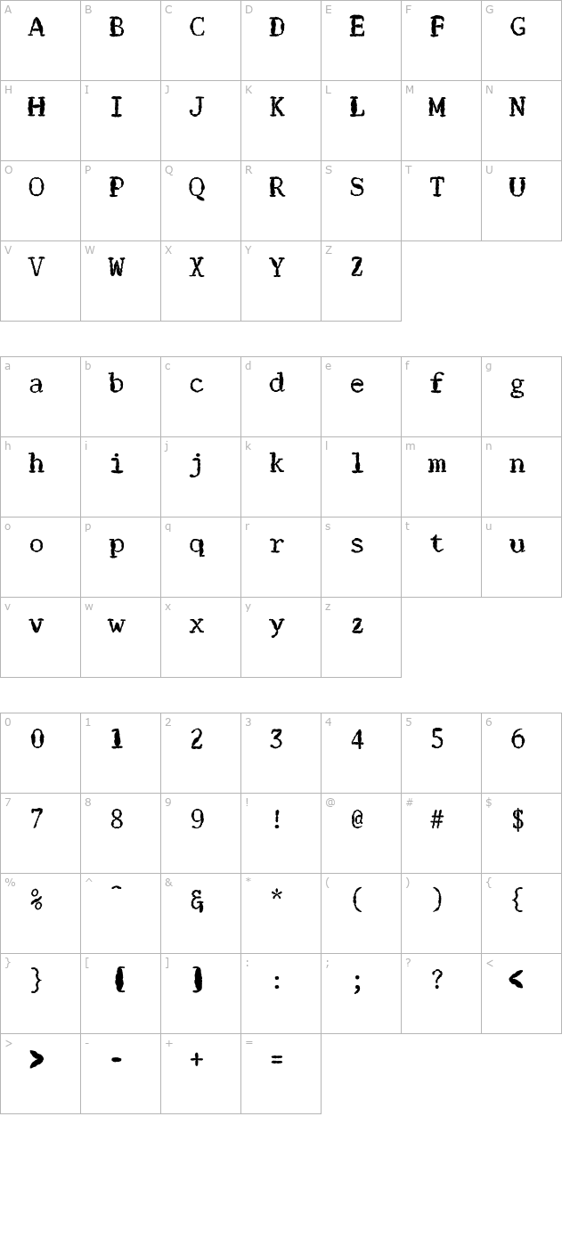 fz-digital-1-mangled character map