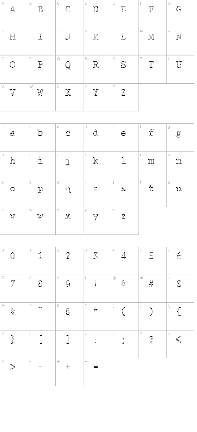 fz-digital-1-spotted character map