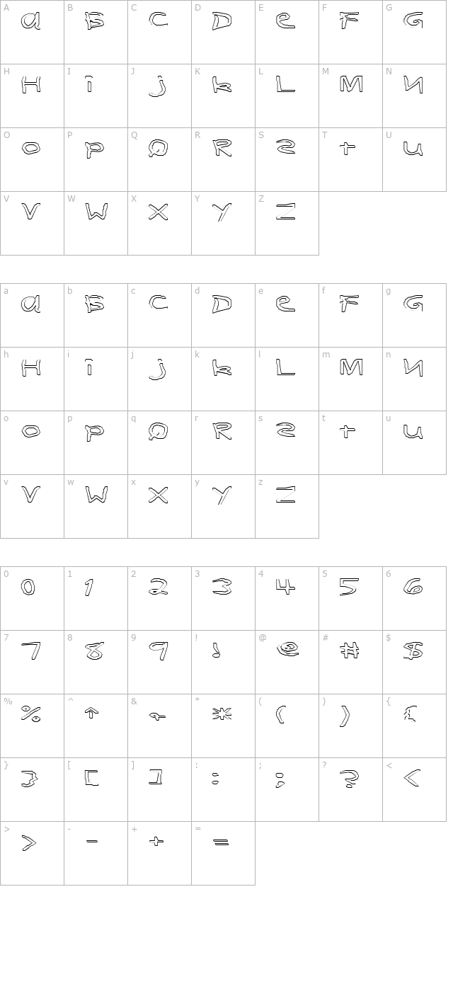 fz-hand-11-hollow-ex character map