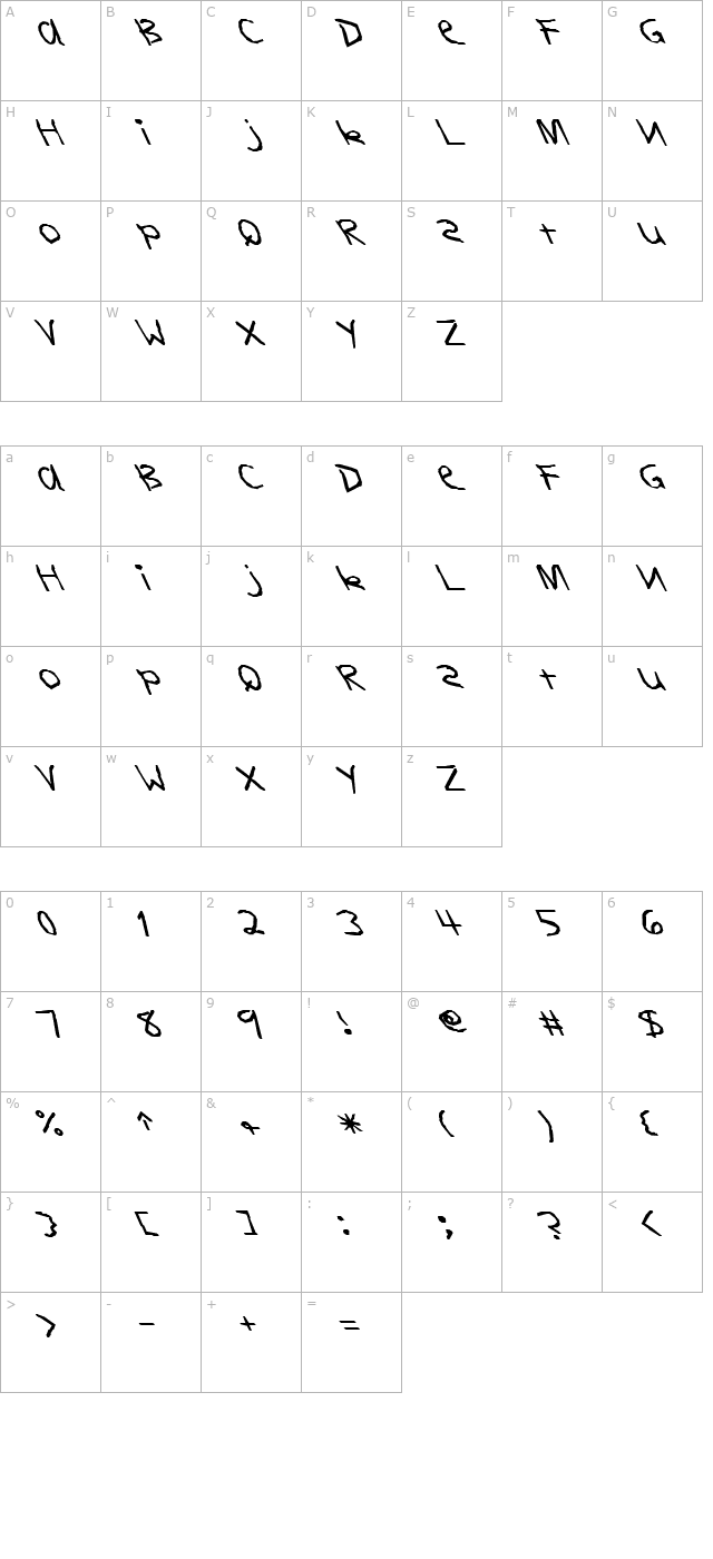 fz-hand-11-lefty character map