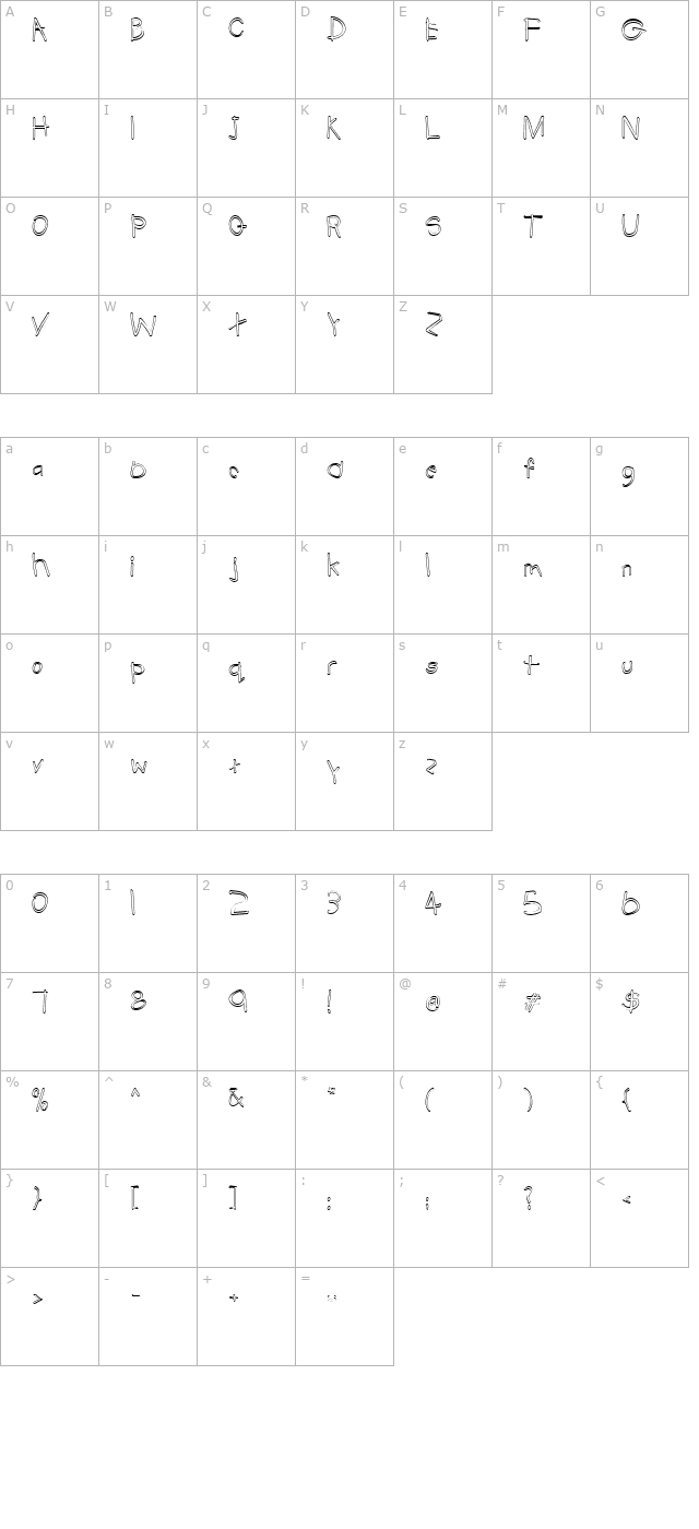 fz-hand-22-hollow character map