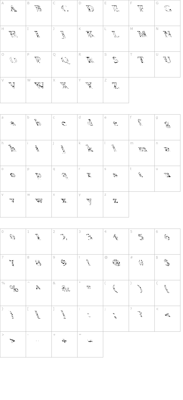 fz-roman-24-spotted-lefty character map