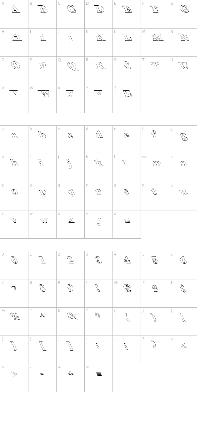 fz-roman-26-hollow-lefty character map