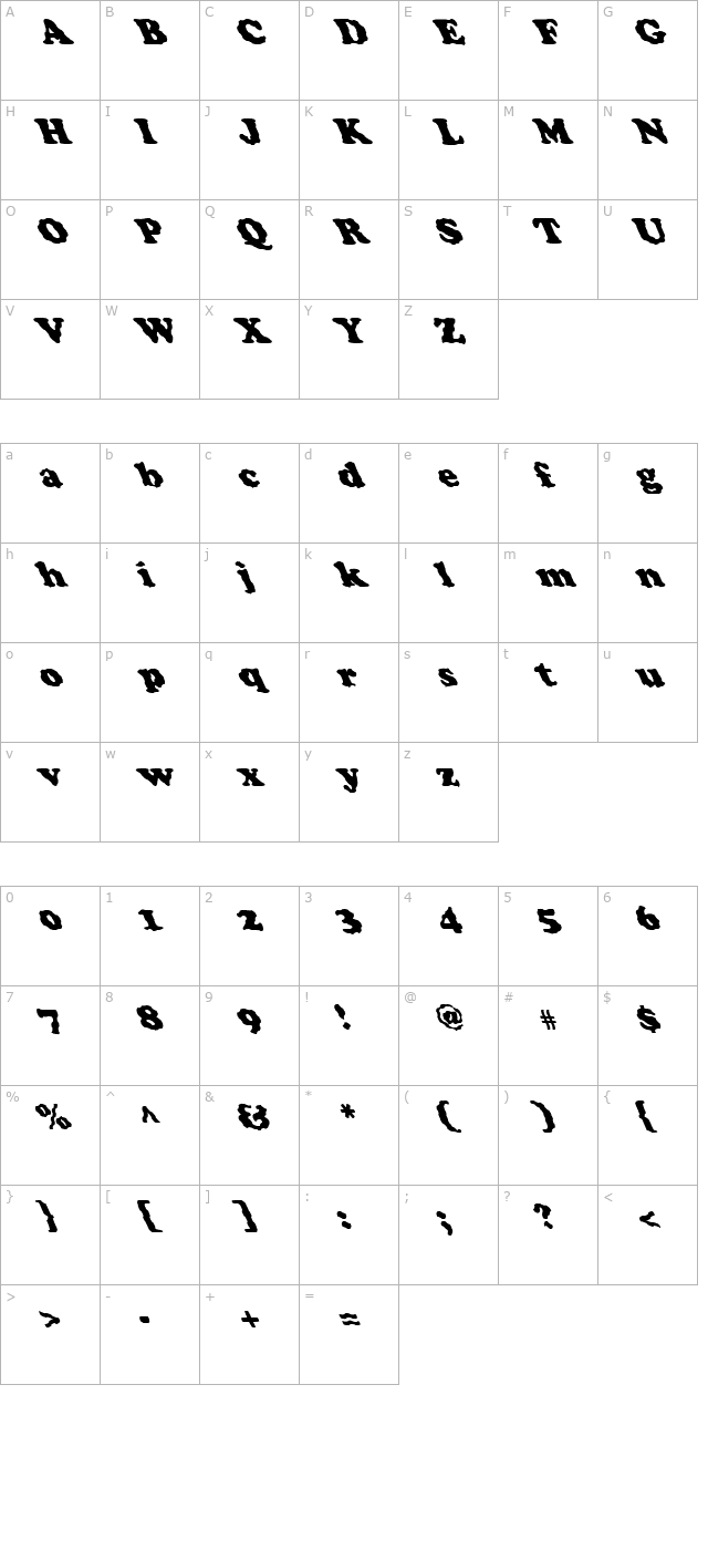 fz-roman-4-wavey-lefty character map