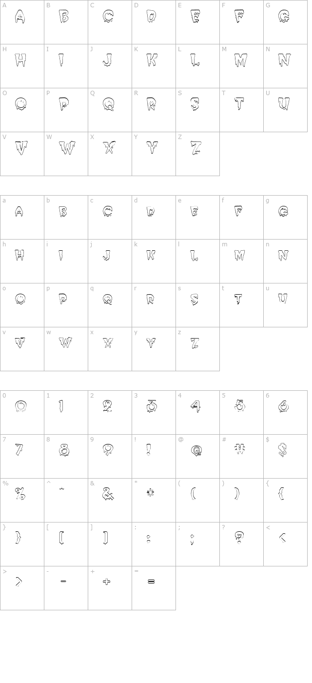 fz-unique-10-hollow character map